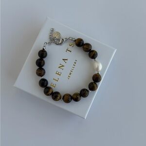 719 Tiger Eye Stone Bracelet